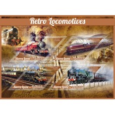 Transport vintage steam locomotives
